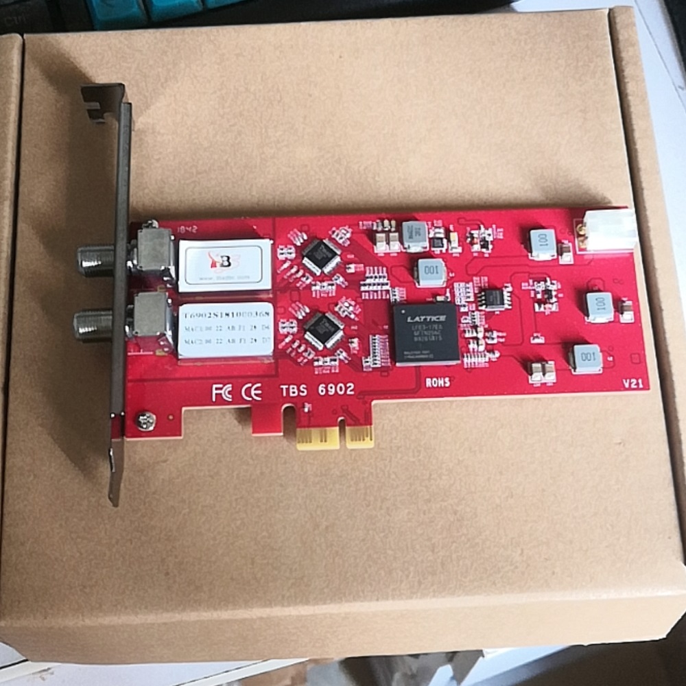 Skyzone Steadyview X Receiver Module - TBS6902 DVB-S2X衛星受信カード PCI-E TVチューナーカード PC Linux