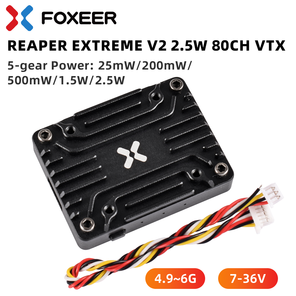 (超特価) Foxeer 4.9-6G Reaper Ext - Foxeer Reaper Extreme 2.5W Vtx のレビューと価格